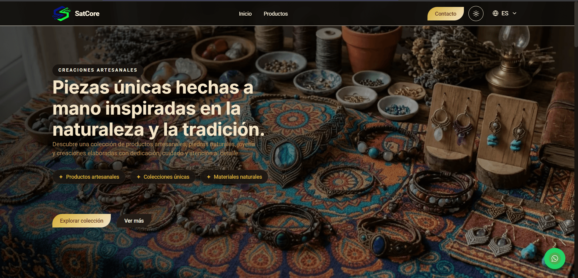 Plantilla profesional de catálogo digital con productos destacados y páginas de detalle.